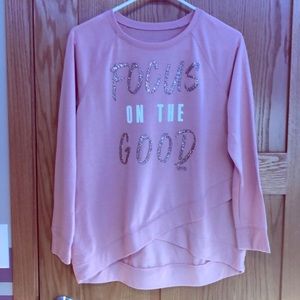 Light pink justice long sleeve
